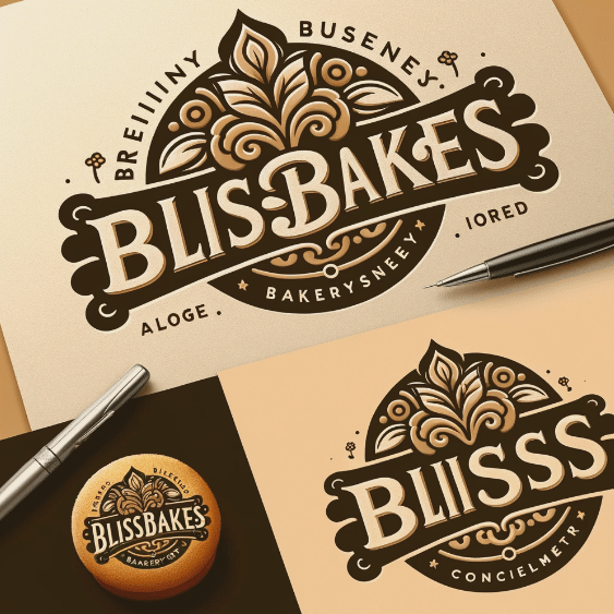 Diseño Gráfico para Dulzura Artesanal: BlissBakes