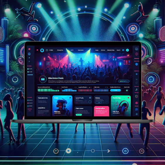 Desarrollo Web para Noches Electrónicas: El Pulso de la Música